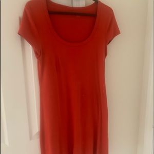 Comfy comfy dress! Easy to throw on a Jean jacket!